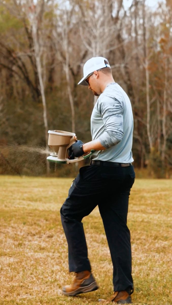 Yard granular pest treatment